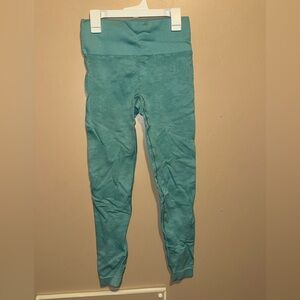 Gymshark teal camo Leggings
